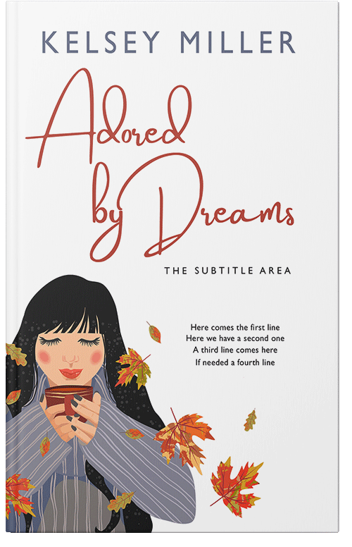 Front view of Premade Chick Lit Book Cover - Martini