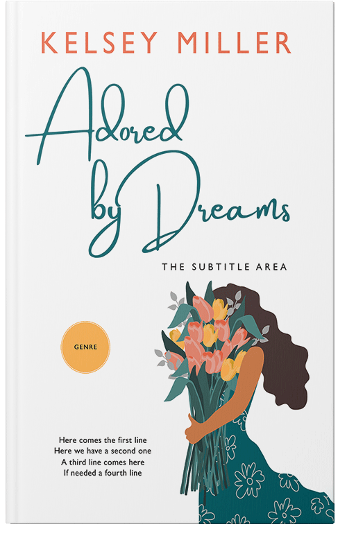 Front view of Premade Chick Lit Book Cover - Casal