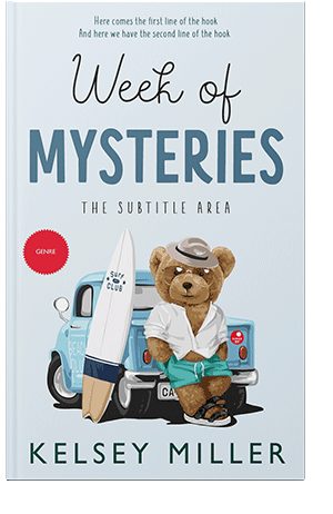 Pre Made Book Cover Catskill White