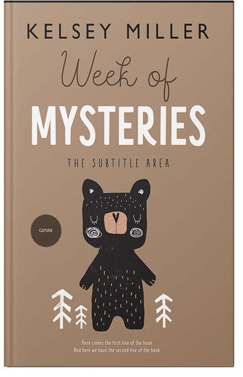 Front view of Premade Children's Book Cover - Sandrift