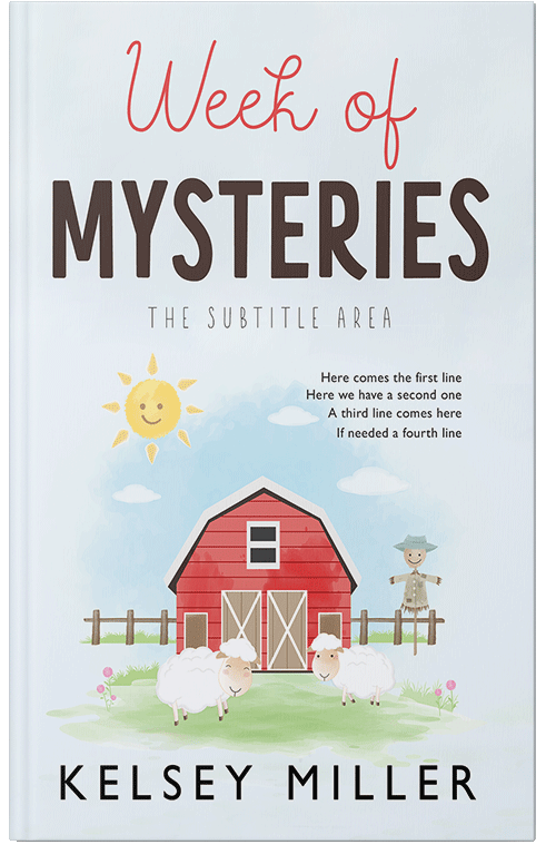 Front view of Premade Children's Book Cover - Mystic