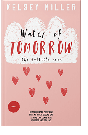 Pre Made Book Cover Mandys Pink