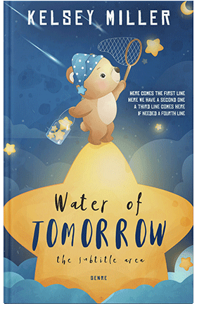 Pre Made Book Cover Chambray