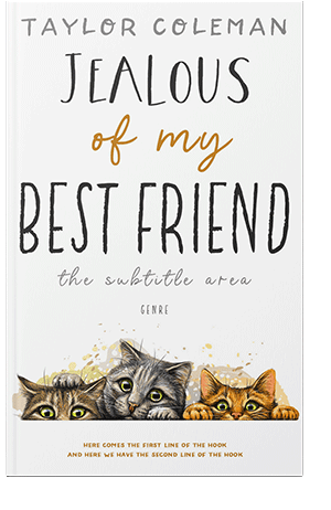 Pre Made Book Cover Heathered Gray