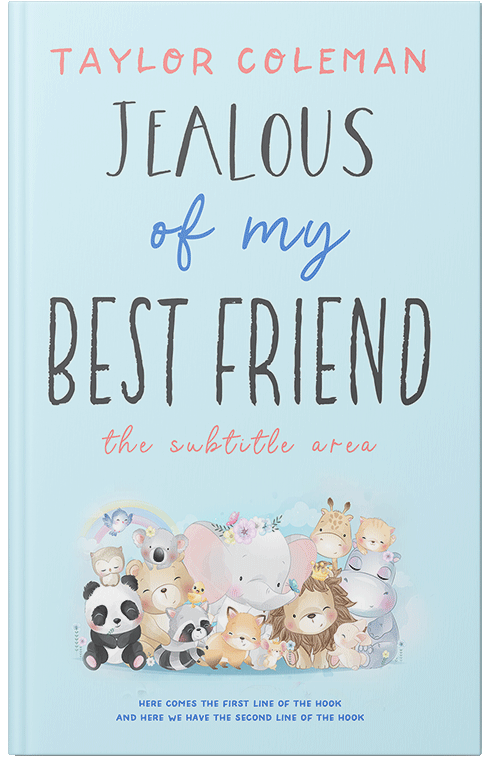 Front view of Premade Children's Book Cover - Iceberg