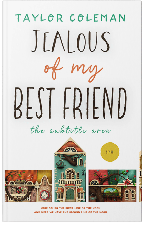 Front view of Premade Literary Fiction Book Cover - Pampas