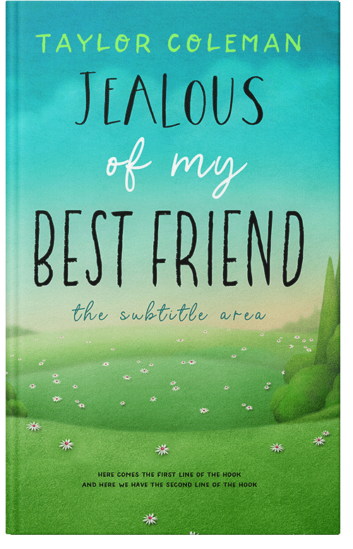 Front view of Premade Children's Book Cover - Puerto Rico