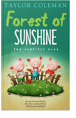 Pre Made Book Cover Eucalyptus