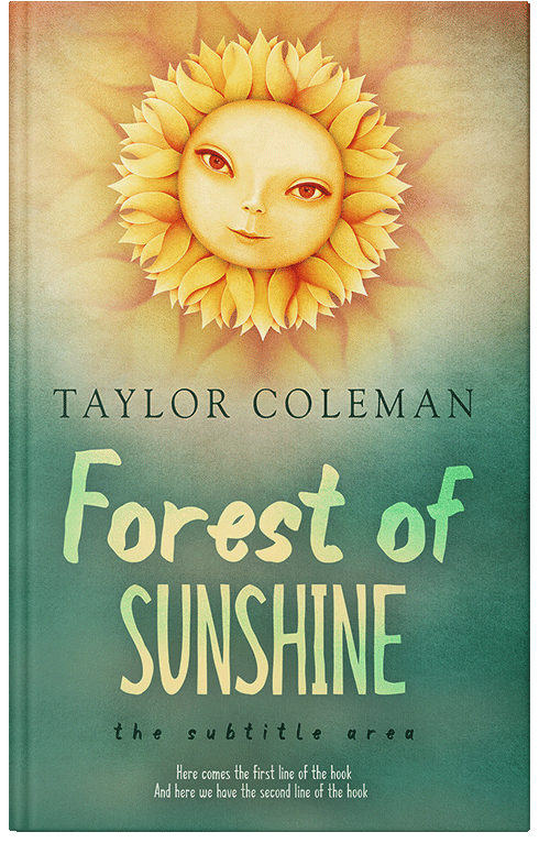 Front view of Premade Fantasy Book Cover - Indian Khaki