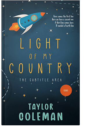 Pre Made Book Cover Elephant