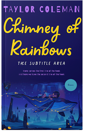 Pre Made Book Cover Gulf Blue