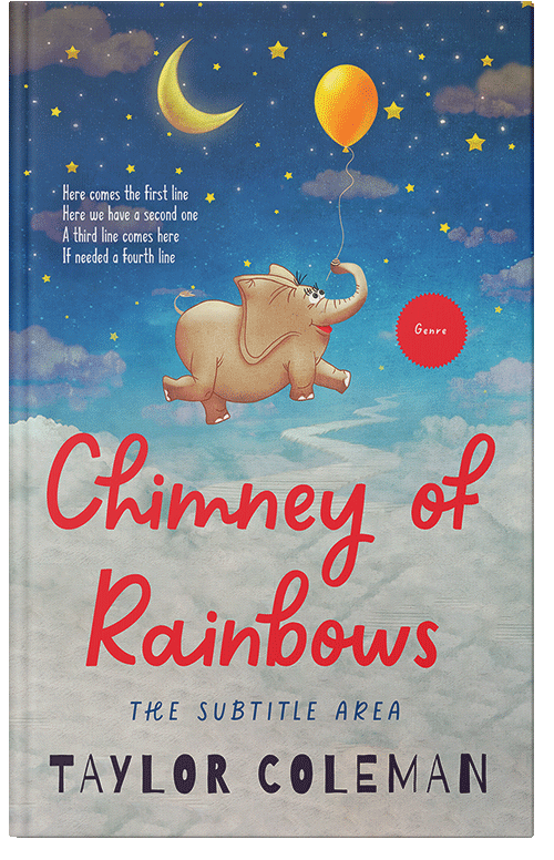 Front view of Premade Children's Book Cover - St Tropaz