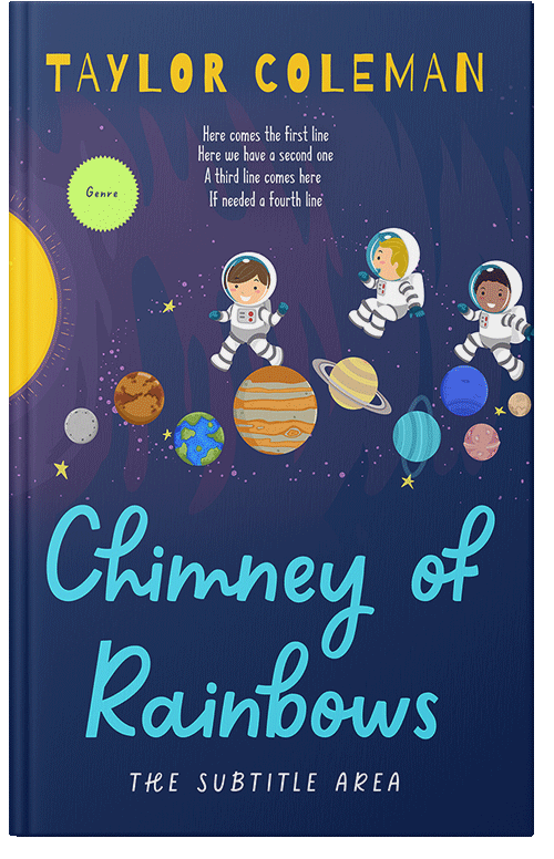 Front view of Premade Children's Book Cover - Cello