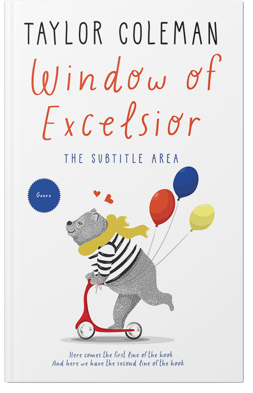 Front view of Premade Teen & Young Adult Book Cover - Timberwolf