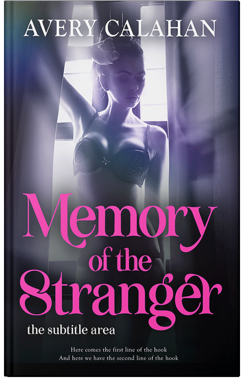 Front view of Premade Erotica Book Cover - Ebony Clay