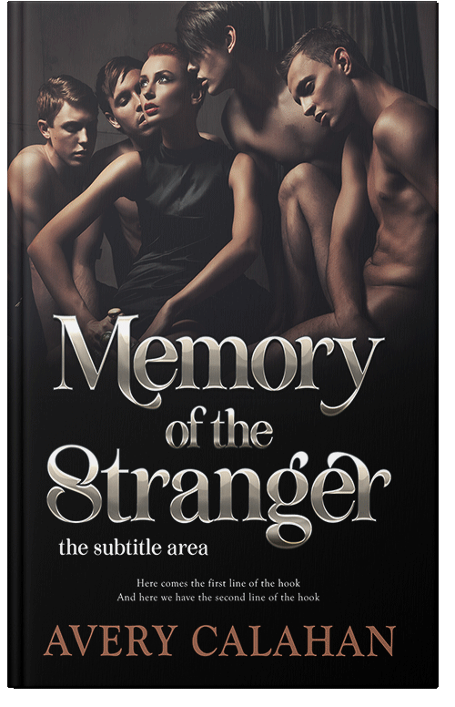 Front view of Premade Erotica Book Cover - Cod Gray