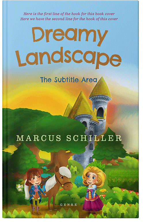 Front view of Premade Fantasy Book Cover - Half Baked