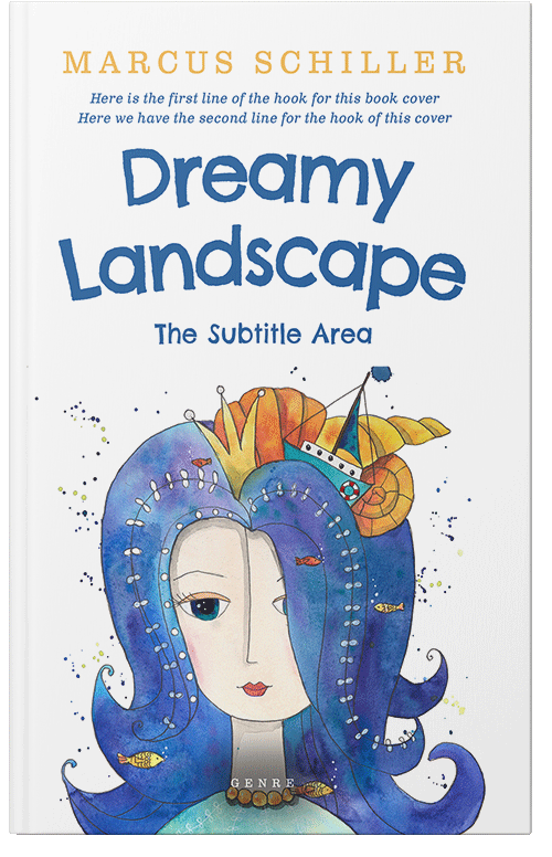 Front view of Premade Fantasy Book Cover - San Marino