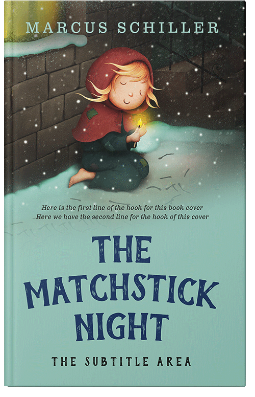 Front view of Premade Fantasy Book Cover - Shadow Green