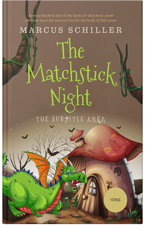 Front view of Premade Children's Book Cover - Shadow