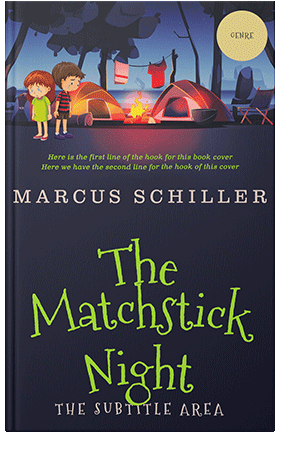 Pre Made Book Cover Ebony Clay