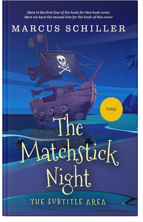 Front view of Premade Horror Book Cover - Bay Of Many