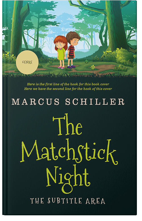 Front view of Premade Literary Fiction Book Cover - Pine Glade