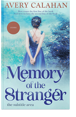 Pre Made Book Cover Jagged Ice