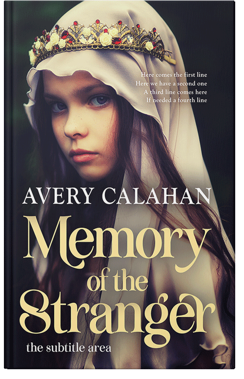 Front view of Premade Historical Book Cover - Sapling