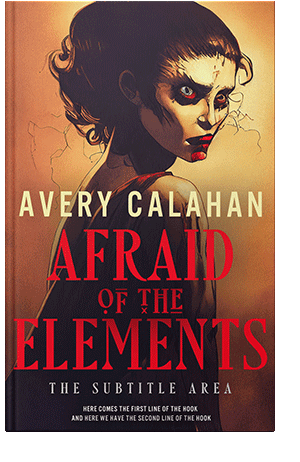 Pre Made Book Cover Burnt Sienna