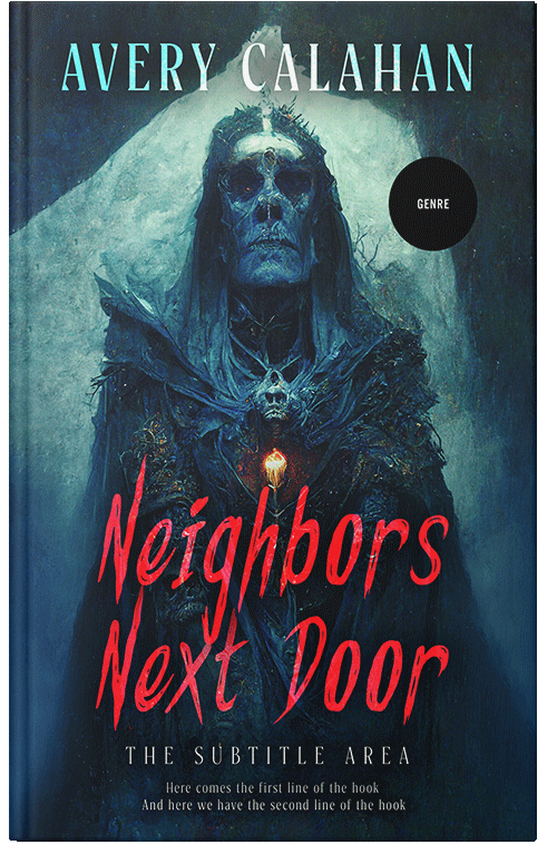 Front view of Premade Horror Book Cover - Big Stone