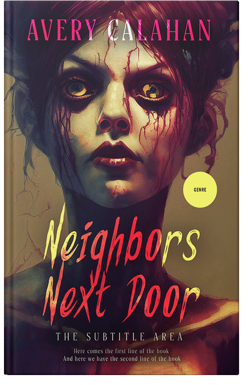 Front view of Premade Horror Book Cover - Tamarind