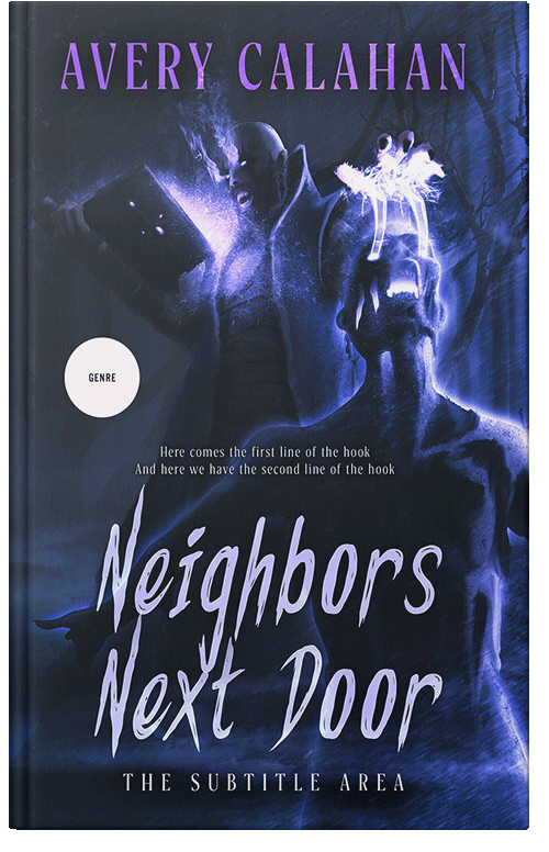 Front view of Premade Horror Book Cover - Mirage