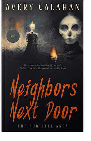 Pre Made Book Cover Raw Sienna