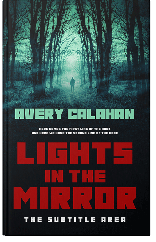 Front view of Premade Horror Book Cover - Apple Blossom