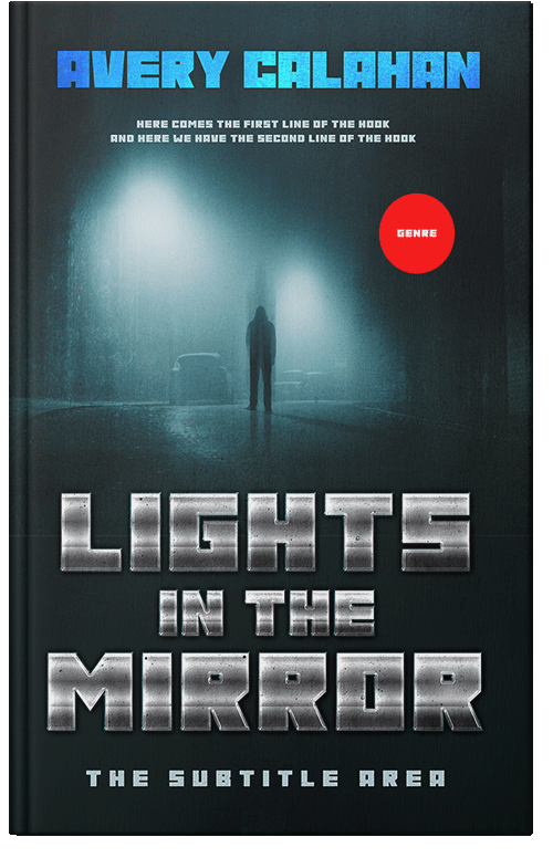 Front view of Premade Horror Book Cover - Timber Green