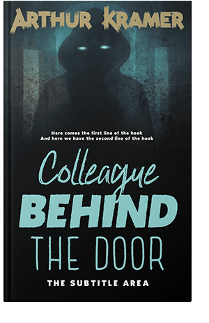 Pre Made Book Cover Shadow Green