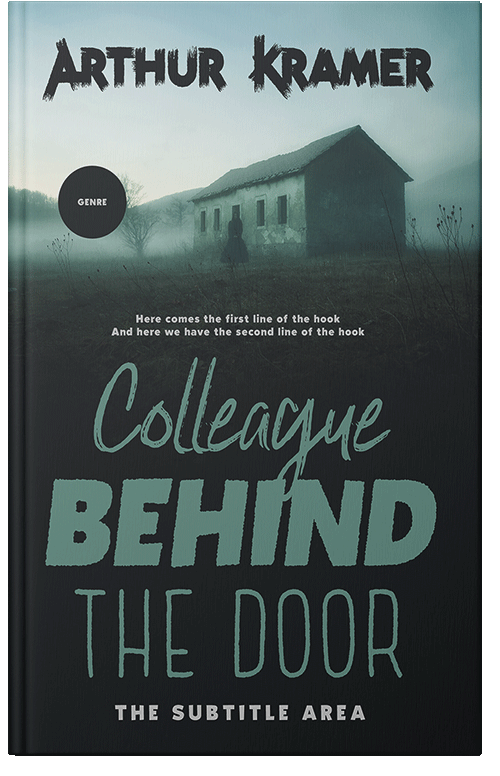 Front view of Premade Horror Book Cover - Submarine