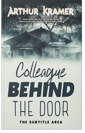 Premade Book Cover Outer Space