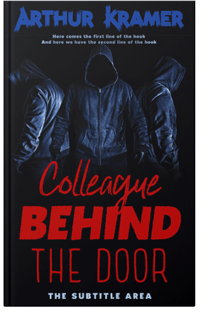 Pre Made Book Cover Ebony