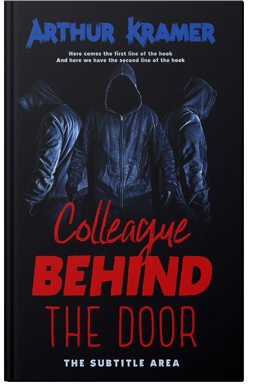 Front view of Premade Mystery & Thriller & Suspense Book Cover - Ebony
