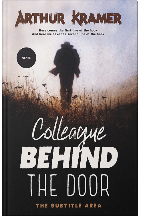 Front view of Premade Mystery & Thriller & Suspense Book Cover - Cocoa Brown