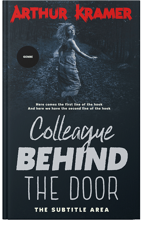 Front view of Mirage #13752 - Premade Horror Book Cover