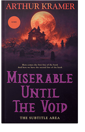 Pre Made Book Cover Fuzzy Wuzzy Brown