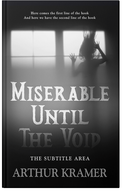 Front view of Premade Horror Book Cover - Mine Shaft