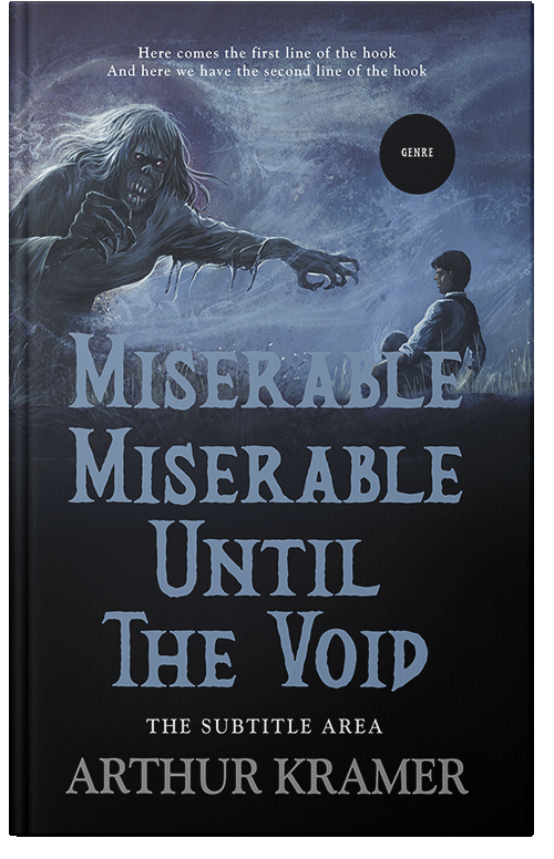 Front view of Premade Horror Book Cover - Mirage