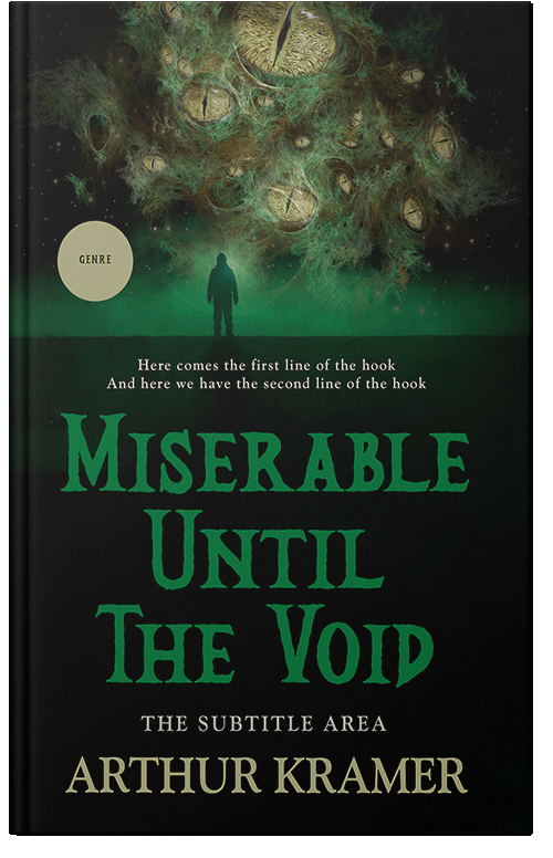 Front view of Premade Science Fiction Book Cover - Marshland