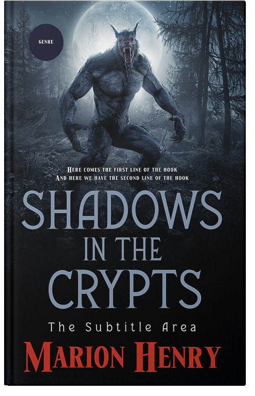 Front view of Premade Horror Book Cover - Bunker