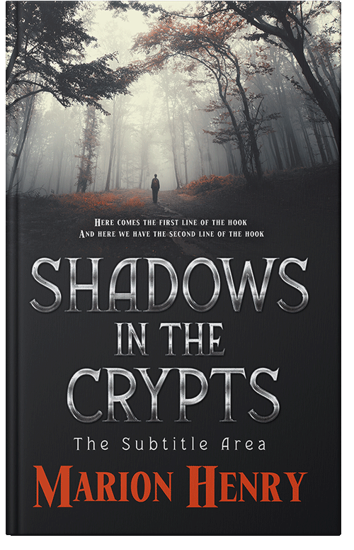 Front view of Premade Horror Book Cover - Coral Reef