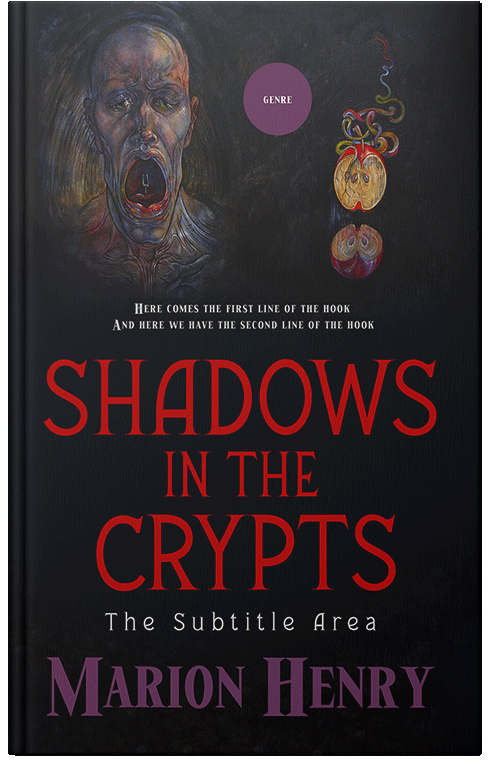 Front view of Premade Horror Book Cover - Woodsmoke